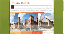 Desktop Screenshot of catholicgalena.com